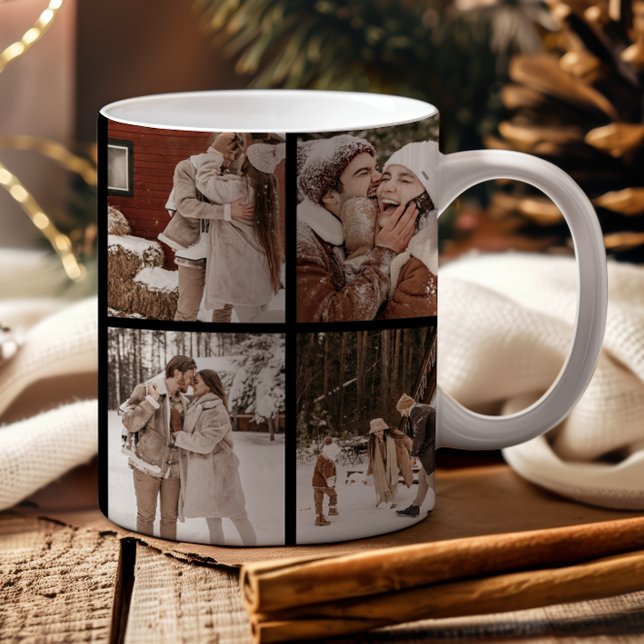 Taza De Café 8 Photo Minimalist First Christmas Together (Subido por el creador)