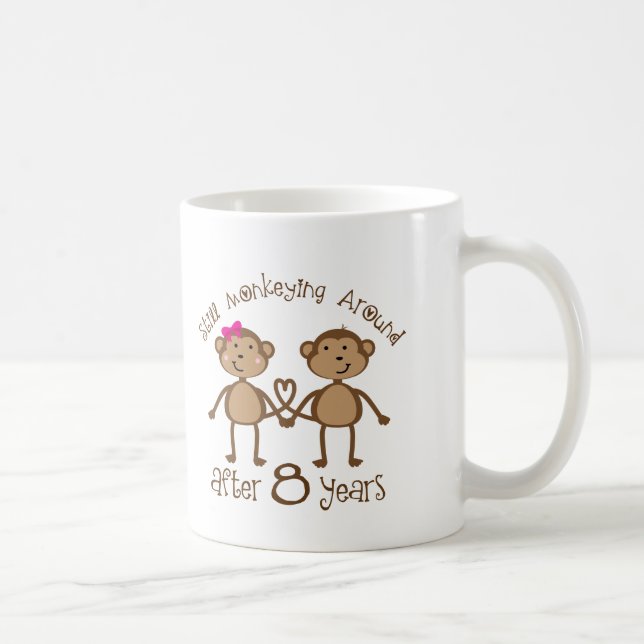 Taza De Café 8vos regalos divertidos del aniversario de boda (Derecha)