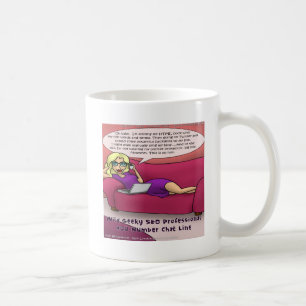 Taza De Café 900 Chicas de Number Geeky SEO desaparecidos
