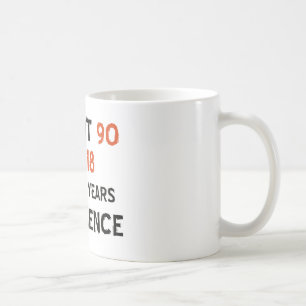 Taza De Café 90.os diseños frescos del cumpleaños