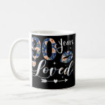 Taza De Café 90 Years Loved Flower Mom Mother's Day 1932 90th<br><div class="desc">90 Years Loved Flower Mom Mother's Day 1932 90th Birthday Gift. Perfect gift for your dad,  mom,  papa,  men,  women,  friend and family members on Thanksgiving Day,  Christmas Day,  Mothers Day,  Fathers Day,  4th of July,  1776 Independent day,  Veterans Day,  Halloween Day,  Patrick's Day</div>