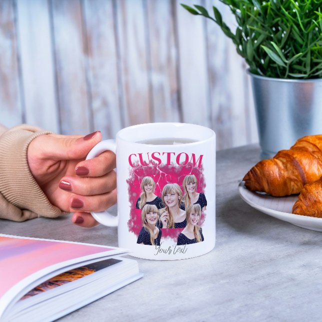 Taza De Café 90's bootleg rap tee custom photo (Subido por el creador)