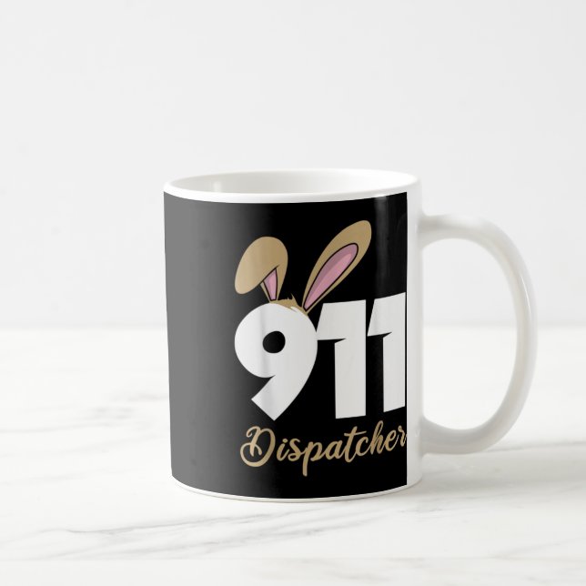Taza De Café 911 Dispatcher Easter Pullover Hoodie  (Derecha)