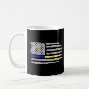 Taza De Café 911 Operador 911 de la bandera del distribuidor