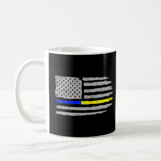 Taza De Café 911 Operador 911 de la bandera del distribuidor