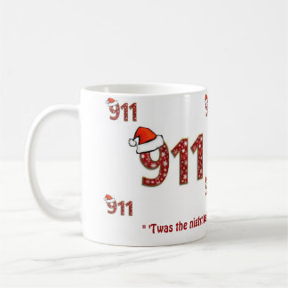 Taza De Café 911 Twas la noche antes del navidad