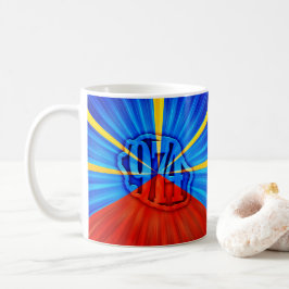 Taza De Café 974 Ile de la Réunion - Drapeau réunionnais