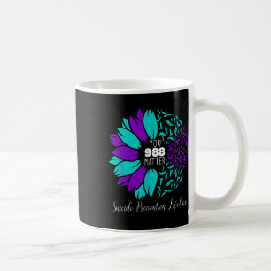Taza De Café 988 Sensibilización sobre Prevención del Suicidio