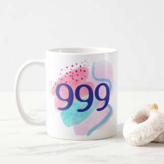 Taza De Café 999 Número de Ángel Manifestación de Renacimiento 