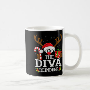 Taza De Café 99 Equipo de renos de Navidad coincidentes Uni-niñ