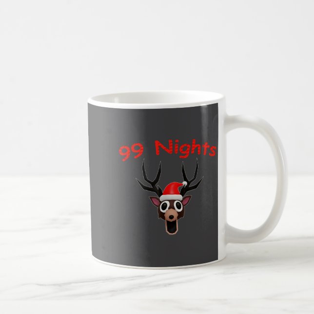 Taza De Café 99 Nights Christmas Deer Gamer Fan Merch  (Derecha)