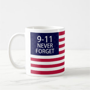 Taza De Café 9-11 nunca olvidar