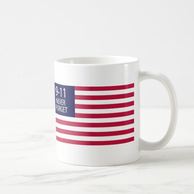 TAZA DE CAFÉ 9-11 NUNCA OLVIDAR (Derecha)
