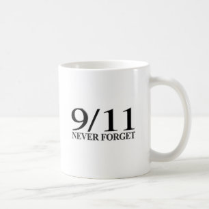 Taza De Café 9/11 nunca olvide