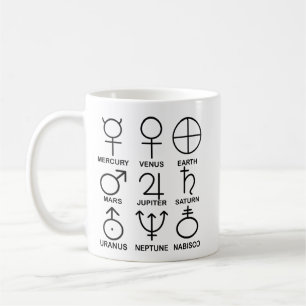 Taza De Café 9 Planetas Mug