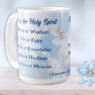 Taza De Café 9 Regalos del Verso de la Biblia del Espíritu Sant