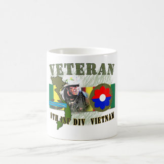 Taza De Café 9no Inf Div-Vietnam (w/CIB)