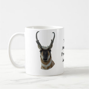 Taza De Café A19 Cabeza de Antelope Pronghorn