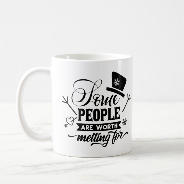 Taza De Café A Algunas Personas Les Vale La Pena Fundirse (Izquierda)