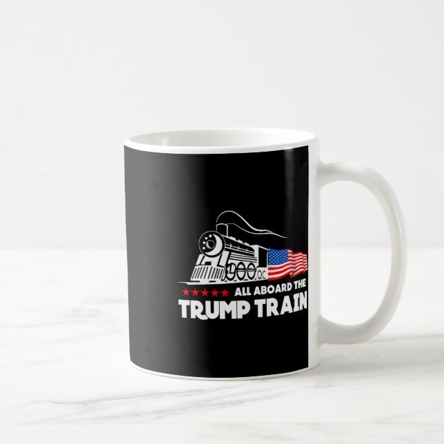 Taza De Café A bordo del tren de Trump 2024 (Derecha)