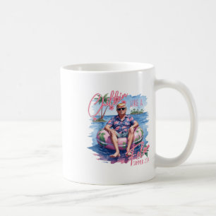 Taza De Café A Chillin le gusta un Felon Summer 2024 Divertido
