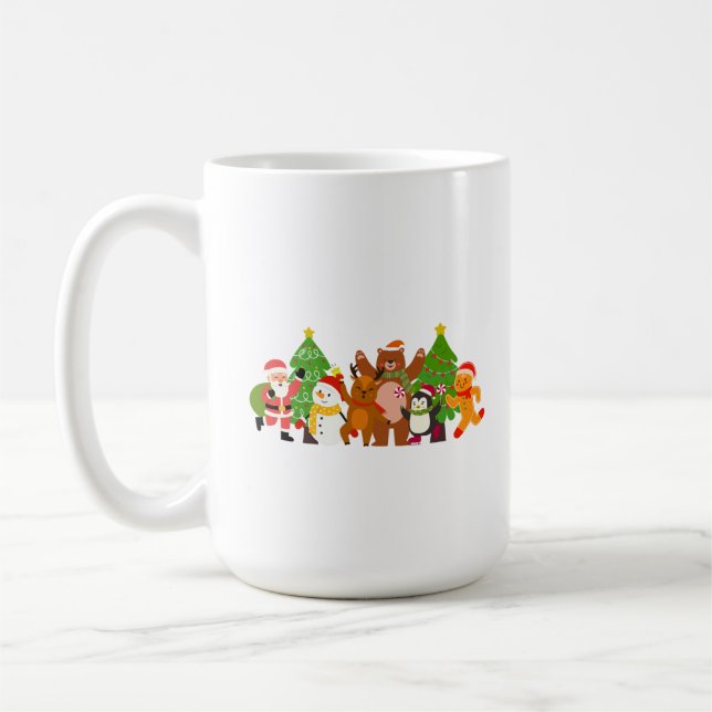 Taza De Café A Christmas Character Crew (Izquierda)