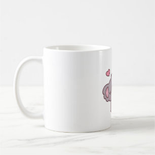 Taza De Café A Cute Koala le encanta el té de fresa y burbuja