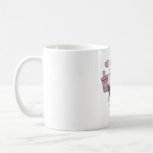 Taza De Café A Cute Panda Le Encanta El Té De Burbujas Taro