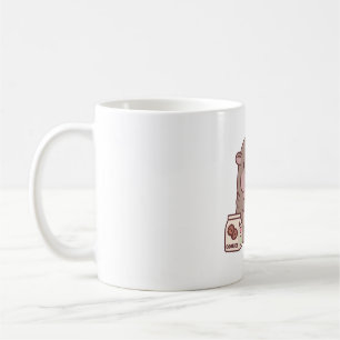 Taza De Café A Cute Pygmy Hippo Le Encanta El Aperitivo