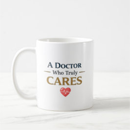 Taza De Café A Doctor Who Truly Cares Personalized gift