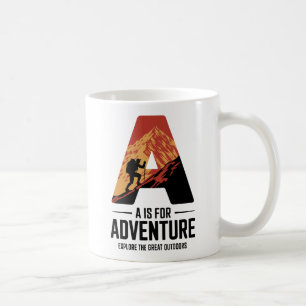 Taza De Café A es para el diseño de montaña para excursión de a