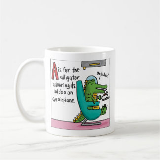 Taza De Café A es para la camiseta de Adobo de Cocodrilo