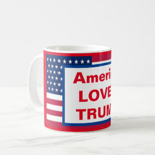 Taza De Café A Estados Unidos LE ENCANTA EL MUG DE CAFÉ TRUMP