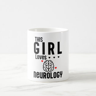 Taza De Café A este Chica le encanta la neurología
