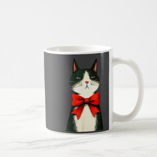 Taza De Café A Frumpy Holiday Cat Fun Design  (Derecha)