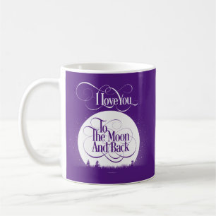 Taza De Café A La Luna Y La Mug De Atrás