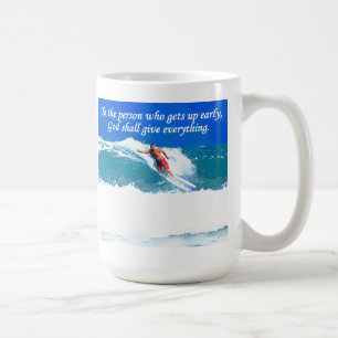 Taza De Café A la persona que se levanta temprano, dios dará el