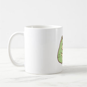 Taza De Café A la rana cutánea le encanta beber té de burbujas