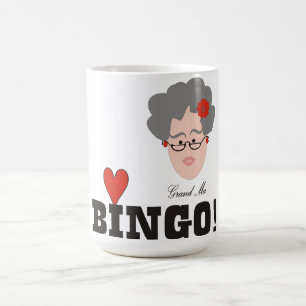 Taza De Café A las grandes Mamáes les encanta Bingo Mug