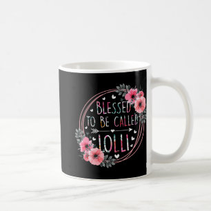 Taza De Café A Llamar Lolli Día de la Madre Granmda Flor
