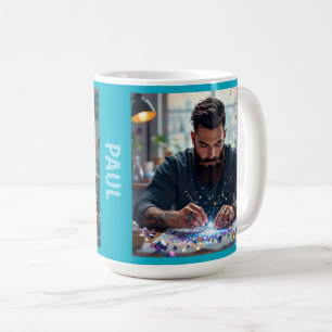 Taza De Café A los hombres también les gusta el arte de diamant