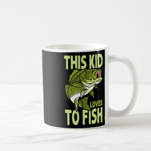 Taza De Café A Los Niños Les Encanta Pescar A Los Niños
