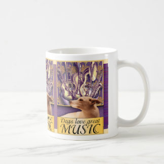 Taza De Café A los perros les encanta la gran MÚSICA