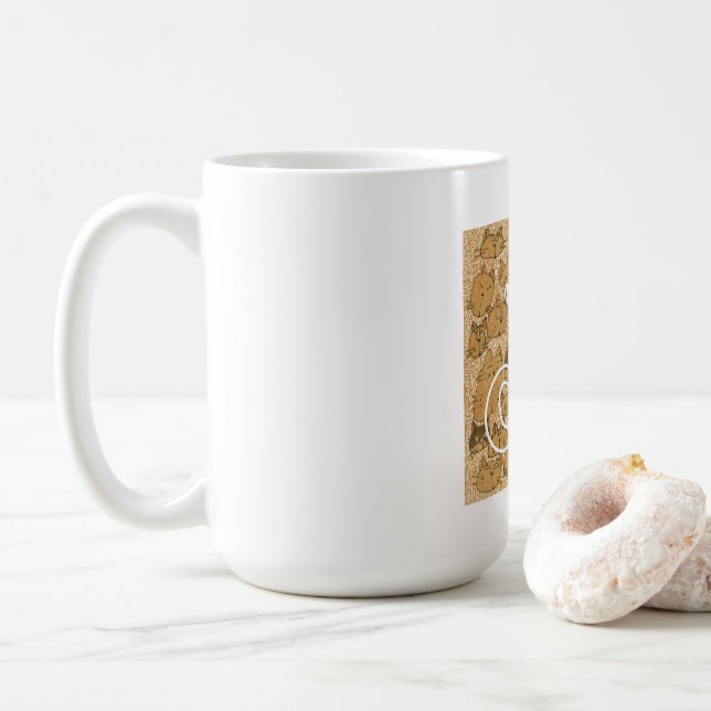 Taza De Café a lot of CAT (Con donut)