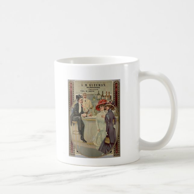 Taza De Café A.M. Kleeman Whiskey 1900-1925 (Derecha)