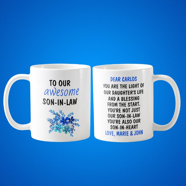 TAZA DE CAFÉ A MI ASOMBROSO HIJO DE DERECHO (Subido por el creador)