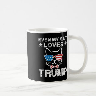 Taza De Café A mi gato le encanta Trump 2024