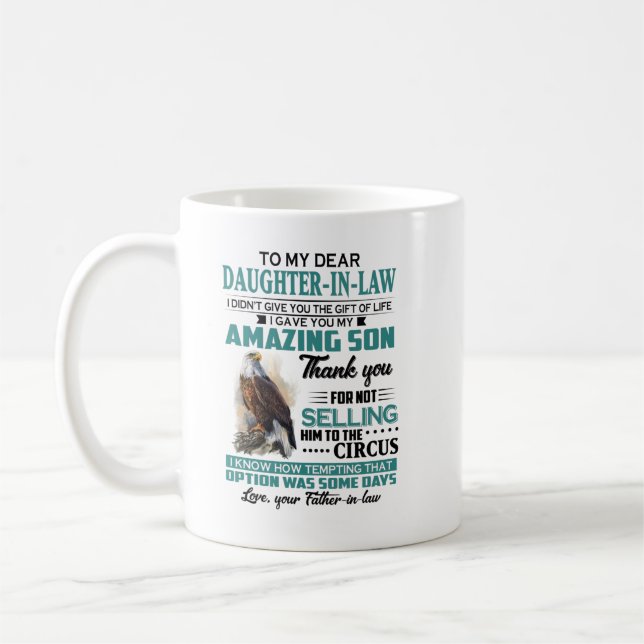 Taza De Café A Mi Hija En Camisa De Derecho (Izquierda)