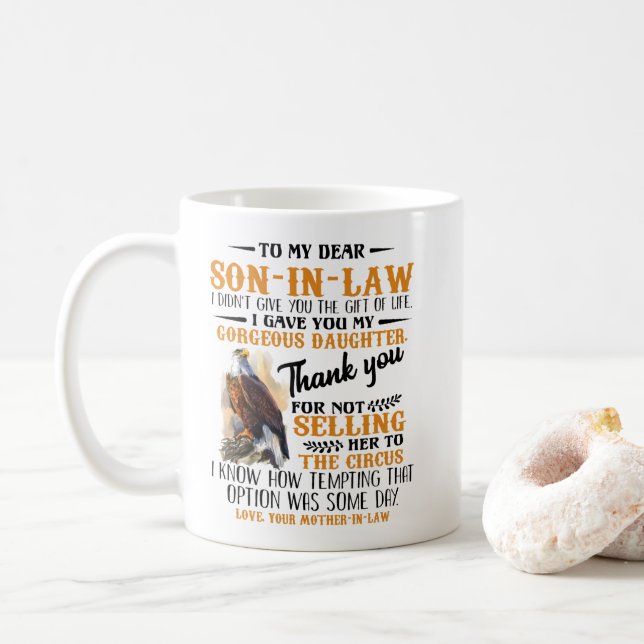 Taza De Café A mi querido yerno (Con donut)