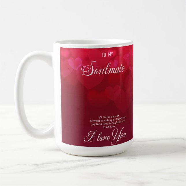 Taza De Café A mi Soulmate te amo (Izquierda)